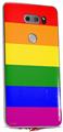WraptorSkinz Skin Decal Wrap compatible with LG V30 Rainbow Stripes