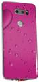 WraptorSkinz Skin Decal Wrap compatible with LG V30 Raining Fuschia Hot Pink