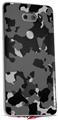 WraptorSkinz Skin Decal Wrap compatible with LG V30 WraptorCamo Old School Camouflage Camo Black