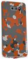 WraptorSkinz Skin Decal Wrap compatible with LG V30 WraptorCamo Old School Camouflage Camo Orange Burnt