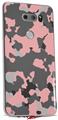 WraptorSkinz Skin Decal Wrap compatible with LG V30 WraptorCamo Old School Camouflage Camo Pink