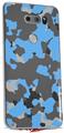 WraptorSkinz Skin Decal Wrap compatible with LG V30 WraptorCamo Old School Camouflage Camo Blue Medium