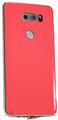 WraptorSkinz Skin Decal Wrap compatible with LG V30 Solids Collection Coral