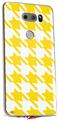WraptorSkinz Skin Decal Wrap compatible with LG V30 Houndstooth Yellow