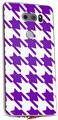 WraptorSkinz Skin Decal Wrap compatible with LG V30 Houndstooth Purple