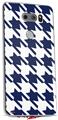 WraptorSkinz Skin Decal Wrap compatible with LG V30 Houndstooth Navy Blue