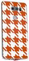 WraptorSkinz Skin Decal Wrap compatible with LG V30 Houndstooth Burnt Orange