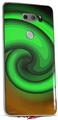 WraptorSkinz Skin Decal Wrap compatible with LG V30 Alecias Swirl 01 Green