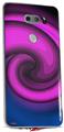 WraptorSkinz Skin Decal Wrap compatible with LG V30 Alecias Swirl 01 Purple