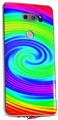 WraptorSkinz Skin Decal Wrap compatible with LG V30 Rainbow Swirl