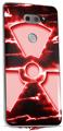 WraptorSkinz Skin Decal Wrap compatible with LG V30 Radioactive Red