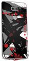 WraptorSkinz Skin Decal Wrap compatible with LG V30 Abstract 02 Red