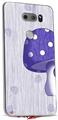 WraptorSkinz Skin Decal Wrap compatible with LG V30 Mushrooms Purple