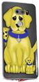 WraptorSkinz Skin Decal Wrap compatible with LG V30 Puppy Dogs on Black