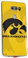 WraptorSkinz Skin Decal Wrap compatible with LG V30 Iowa Hawkeyes Tigerhawk Black on Gold