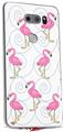WraptorSkinz Skin Decal Wrap compatible with LG V30 Flamingos on White