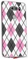WraptorSkinz Skin Decal Wrap compatible with LG V30 Argyle Pink and Gray