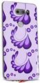 WraptorSkinz Skin Decal Wrap compatible with LG V30 Petals Purple