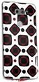 WraptorSkinz Skin Decal Wrap compatible with LG V30 Red And Black Squared