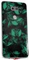 WraptorSkinz Skin Decal Wrap compatible with LG V30 Skulls Confetti Seafoam Green