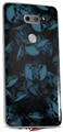 WraptorSkinz Skin Decal Wrap compatible with LG V30 Skulls Confetti Blue