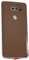 WraptorSkinz Skin Decal Wrap compatible with LG V30 Solids Collection Chocolate Brown