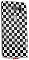 WraptorSkinz Skin Decal Wrap compatible with LG V30 Checkered Canvas Black and White