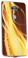 WraptorSkinz Skin Decal Wrap compatible with LG V30 Mystic Vortex Yellow