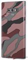 Decal style Skin Wrap compatible with Samsung Galaxy Note 9 Camouflage Pink