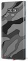 Decal style Skin Wrap compatible with Samsung Galaxy Note 9 Camouflage Gray