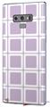 Decal style Skin Wrap compatible with Samsung Galaxy Note 9 Squared Lavender