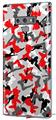 Decal style Skin Wrap compatible with Samsung Galaxy Note 9 Sexy Girl Silhouette Camo Red