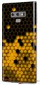 Decal style Skin Wrap compatible with Samsung Galaxy Note 9 HEX Yellow