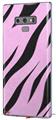 Decal style Skin Wrap compatible with Samsung Galaxy Note 9 Zebra Skin Pink