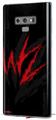 Decal style Skin Wrap compatible with Samsung Galaxy Note 9 WraptorSkinz WZ on Black