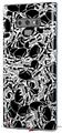 Decal style Skin Wrap compatible with Samsung Galaxy Note 9 Scattered Skulls Black