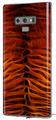 Decal style Skin Wrap compatible with Samsung Galaxy Note 9 Fractal Fur Tiger