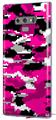 Decal style Skin Wrap compatible with Samsung Galaxy Note 9 WraptorCamo Digital Camo Hot Pink