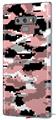 Decal style Skin Wrap compatible with Samsung Galaxy Note 9 WraptorCamo Digital Camo Pink