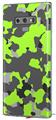 Decal style Skin Wrap compatible with Samsung Galaxy Note 9 WraptorCamo Old School Camouflage Camo Lime Green