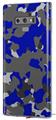 Decal style Skin Wrap compatible with Samsung Galaxy Note 9 WraptorCamo Old School Camouflage Camo Blue Royal
