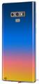 Decal style Skin Wrap compatible with Samsung Galaxy Note 9 Smooth Fades Sunset