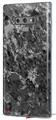 Decal style Skin Wrap compatible with Samsung Galaxy Note 9 Marble Granite 06 Black Gray