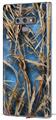 Decal style Skin Wrap compatible with Samsung Galaxy Note 9 WraptorCamo Grassy Marsh Camo Neon Blue