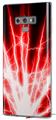 Decal style Skin Wrap compatible with Samsung Galaxy Note 9 Lightning Red