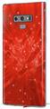 Decal style Skin Wrap compatible with Samsung Galaxy Note 9 Stardust Red