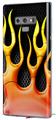 Decal style Skin Wrap compatible with Samsung Galaxy Note 9 Metal Flames