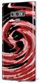 Decal style Skin Wrap compatible with Samsung Galaxy Note 9 Alecias Swirl 02 Red