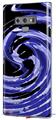 Decal style Skin Wrap compatible with Samsung Galaxy Note 9 Alecias Swirl 02 Blue