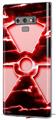 Decal style Skin Wrap compatible with Samsung Galaxy Note 9 Radioactive Red
